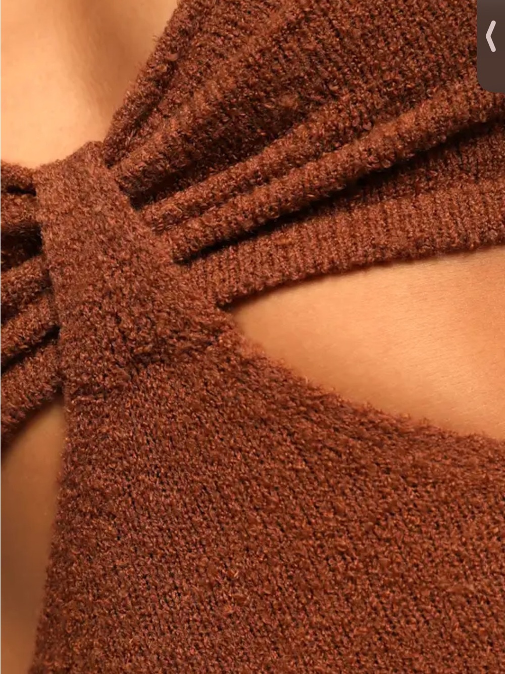 Lulus The Way I Feel Brown Cutout Midi Sweater Dress - Size M - Picture 6 of 6